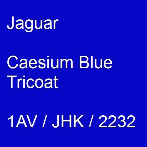 Jaguar, Caesium Blue Tricoat, 1AV / JHK / 2232.